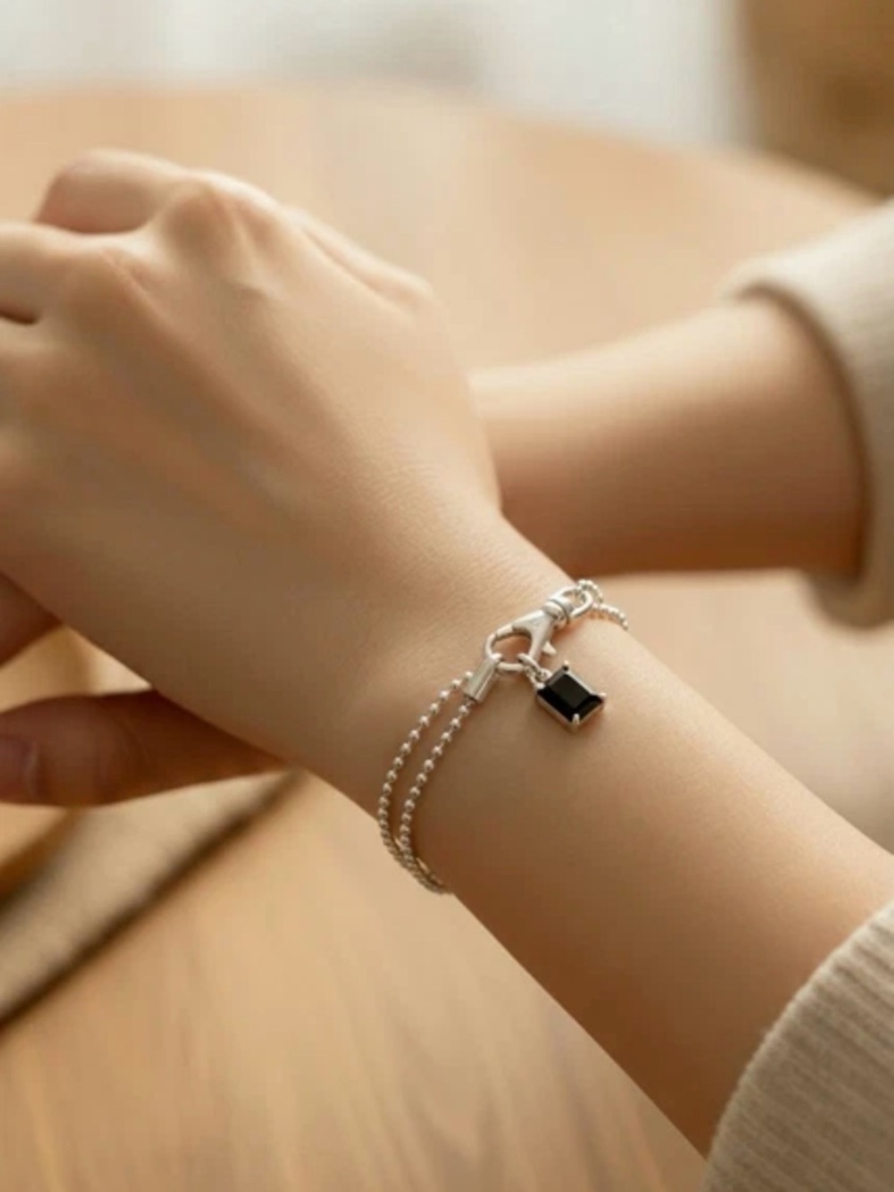 Martine Ali Onyx Mini Ball Bracelet